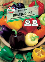 Papryka blokowa 'Blocky Mix' F1 Nasiona PREMIUM Sperli