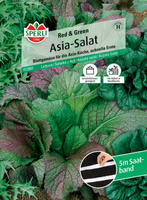 Sałatka z Azji 'Red & Green (Pak Choi Tatsoi, Mustard Red Giant, Mizuna)' Nasiona PREMIUM Sperli