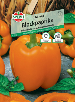 Papryka blokowa 'Milena' F1 Nasiona PREMIUM Sperli