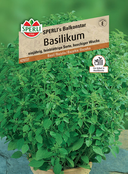 Bazylia 'SPERLI's Balkonstar' Nasiona PREMIUM Sperli