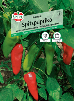 Papryka blokowa 'Kostas' F1 Nasiona PREMIUM Sperli