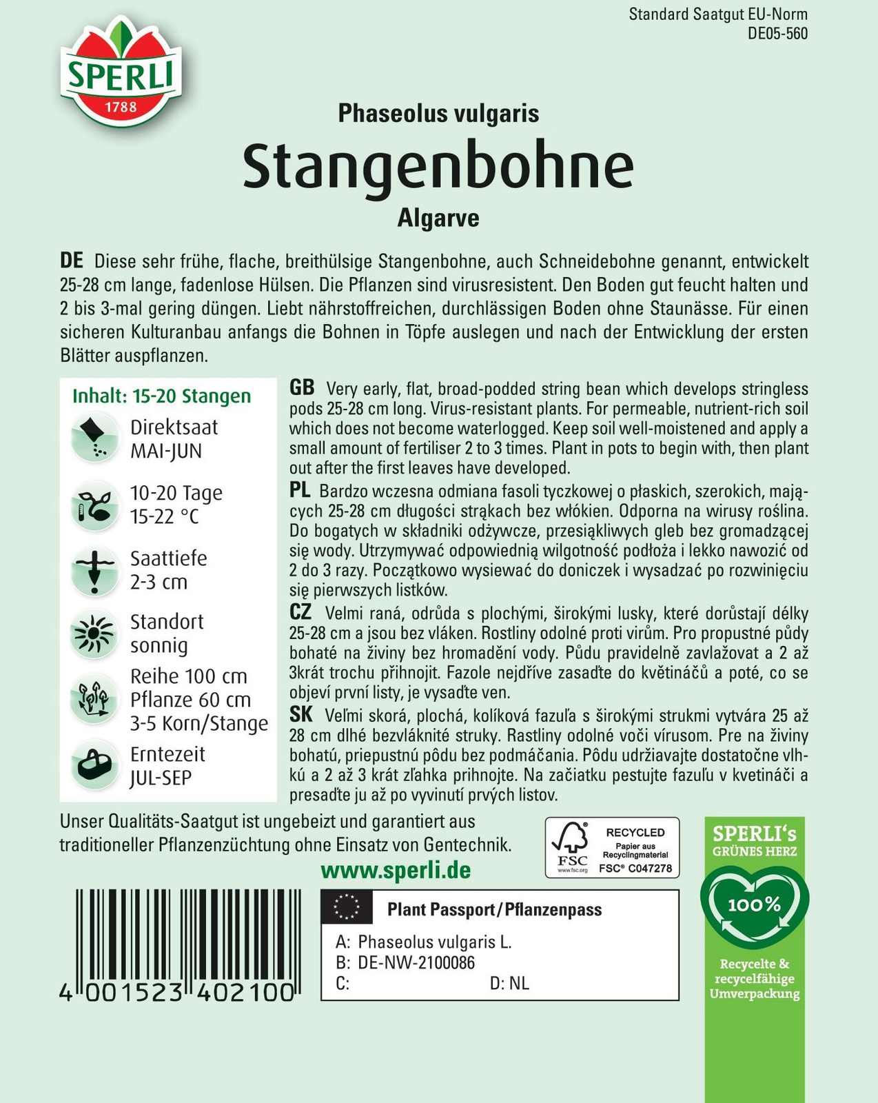 Fasola tyczkowa 'Algarve' Nasiona PREMIUM Sperli pol_pl_Fasola-tyczkowa-Algarve-Nasiona-PREMIUM-Sperli-50_2