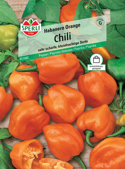Papryka blokowa 'Habanero Orange' Nasiona PREMIUM Sperli
