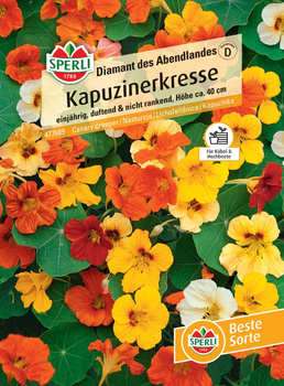 Nasturcja 'Diamant des Abendlandes' Nasiona PREMIUM Sperli