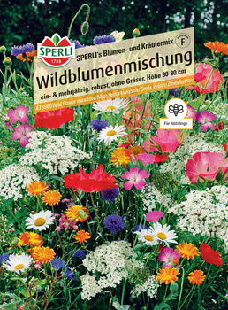 Mieszanka kwiatów 'SPERLI's Blumen- und Kräutermix' Nasiona PREMIUM Sperli