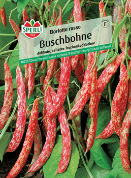 Fasola karłowa 'Borlotto rosso' Nasiona PREMIUM Sperli
