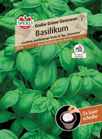 Bazylia 'Großer Grüner Genoveser' Nasiona PREMIUM Sperli