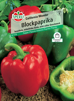 Papryka blokowa 'California Wonder' Nasiona PREMIUM Sperli